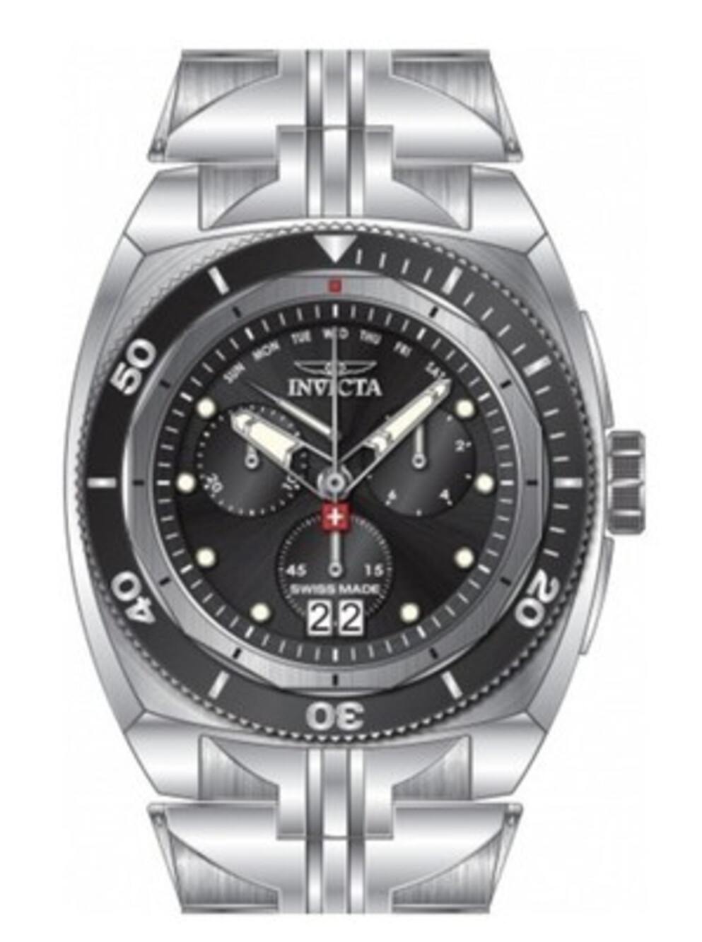 Invicta 52mm SWISS MADE  Model 44758 - Men's Watch Quartz